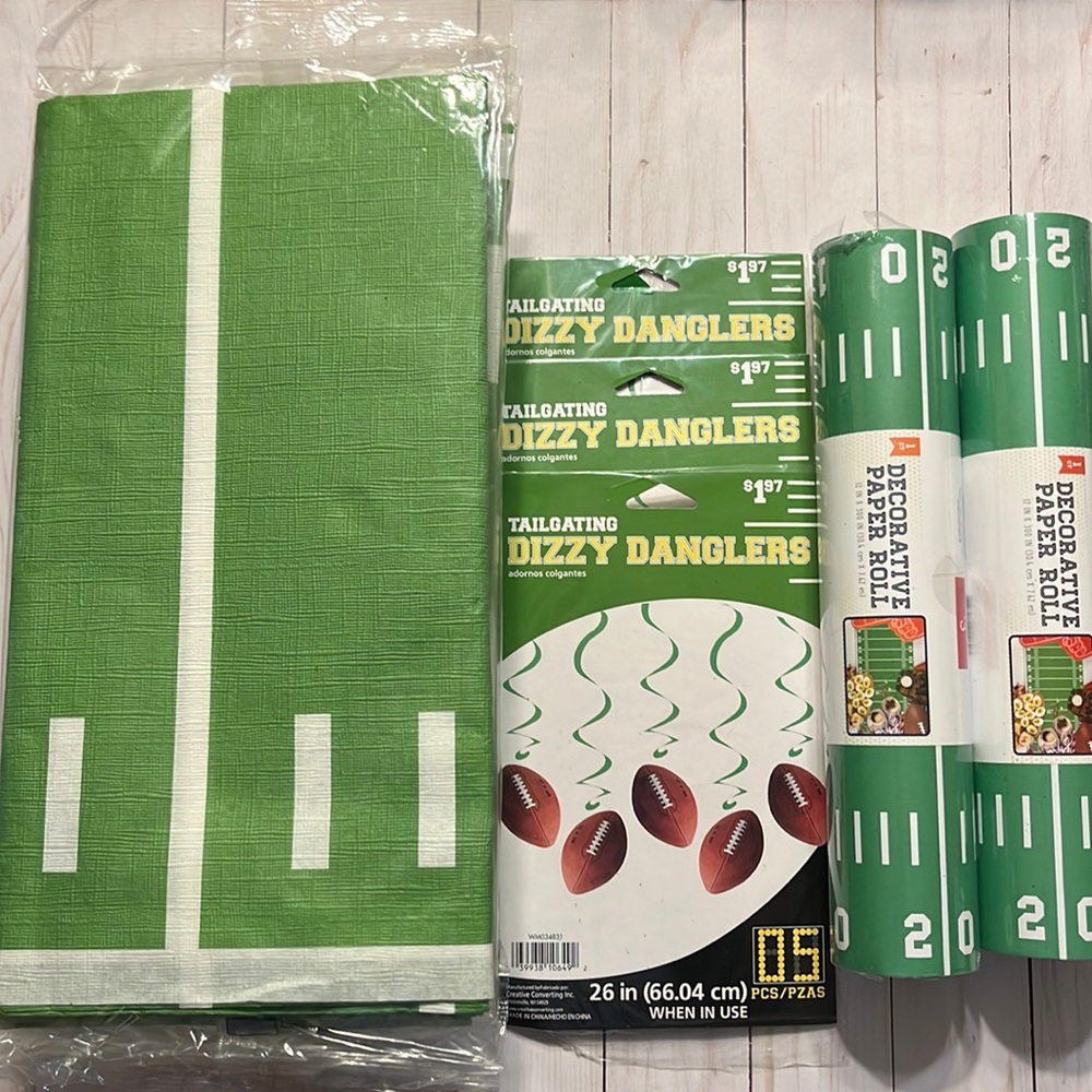 Football Party Set & Decorations